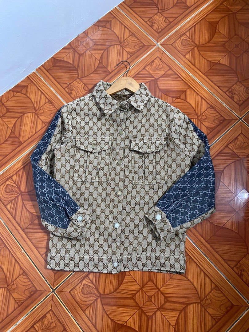 Gucci monogram denim store jacket
