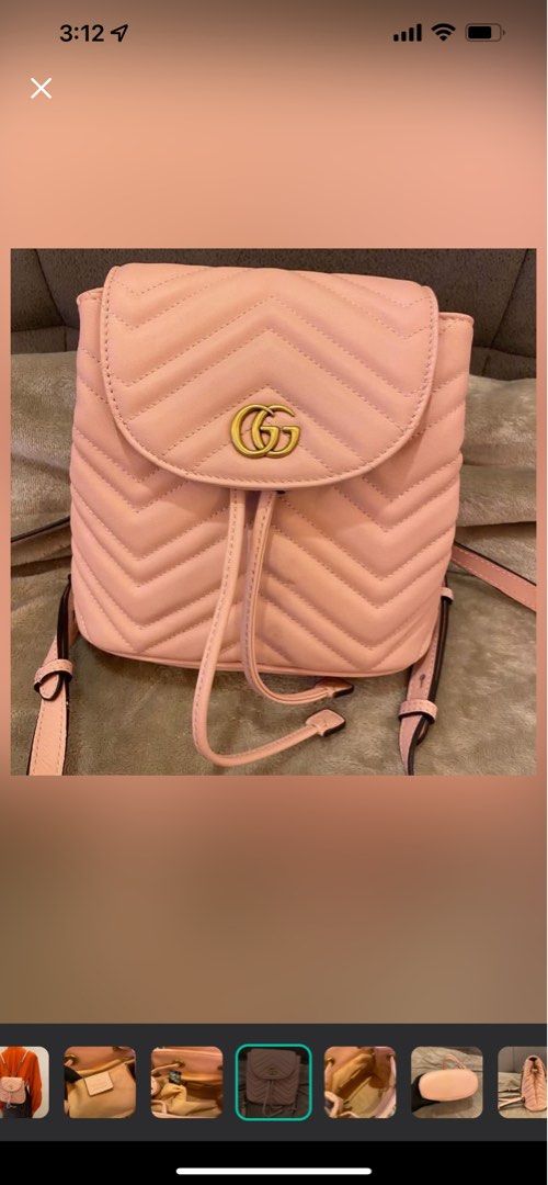 Gucci marmont pink backpack shop