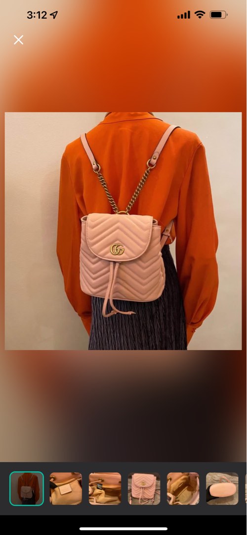 Gucci mini pink backpack Luxury Bags Wallets on Carousell