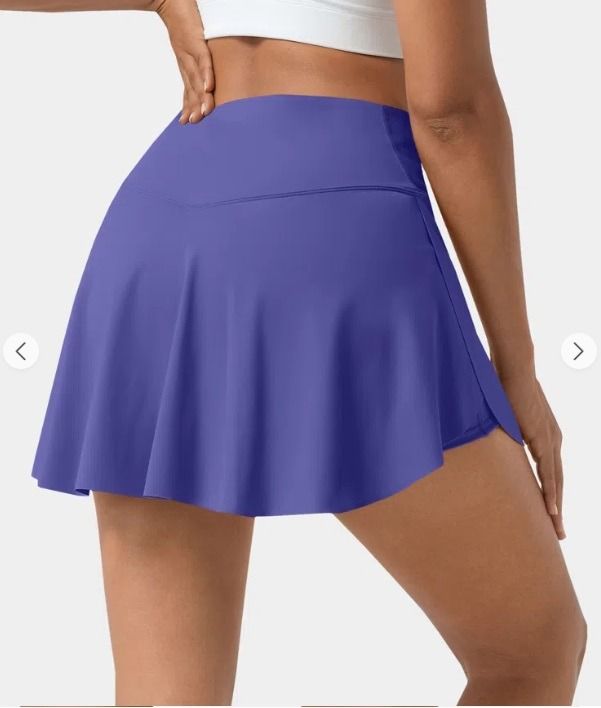 HALARA - Everyday Cloudful™ Air Fabric Crossover 2-in-1 Side Pocket Cool  Touch Tennis Skirt-Lucid, Women's Fashion, Activewear on Carousell