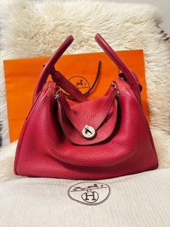 ❗️(SALE) #X Hermes Lindy 30 Rouge Vermillion, Luxury, Bags & Wallets on  Carousell