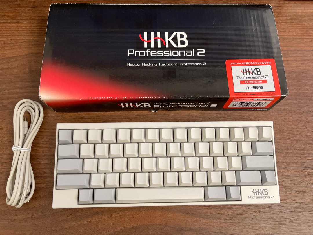 HHKB Professional2 白/無刻印 英語配列 PD-KB400WN-