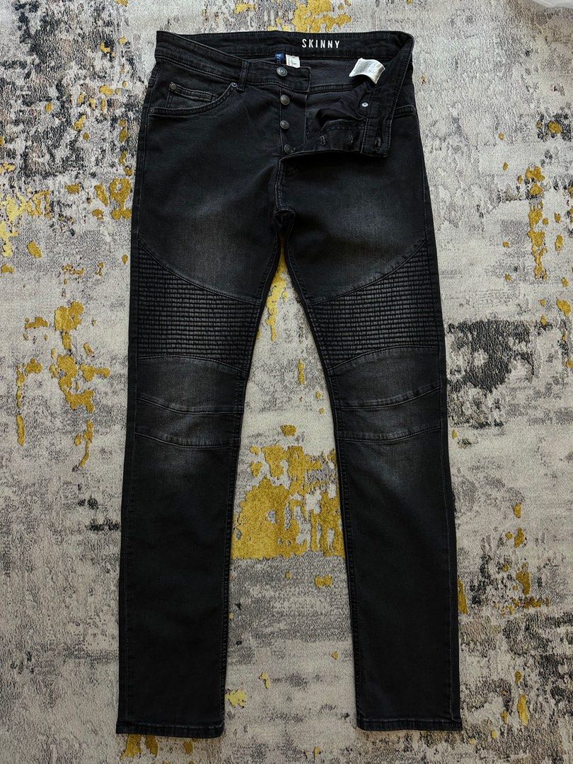 Jeans biker shop h&m