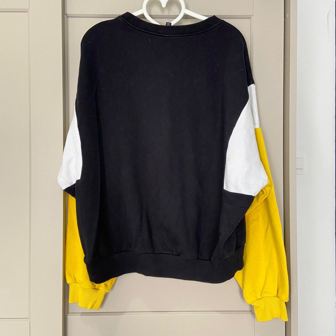 H&m divided yellow sweater clearance