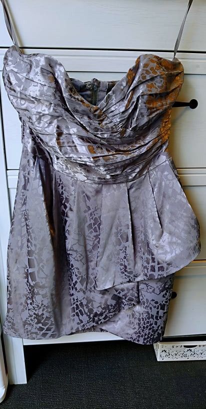H&m silver dress hot sale