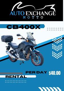 Honda CB400X FOR RENTAL!!