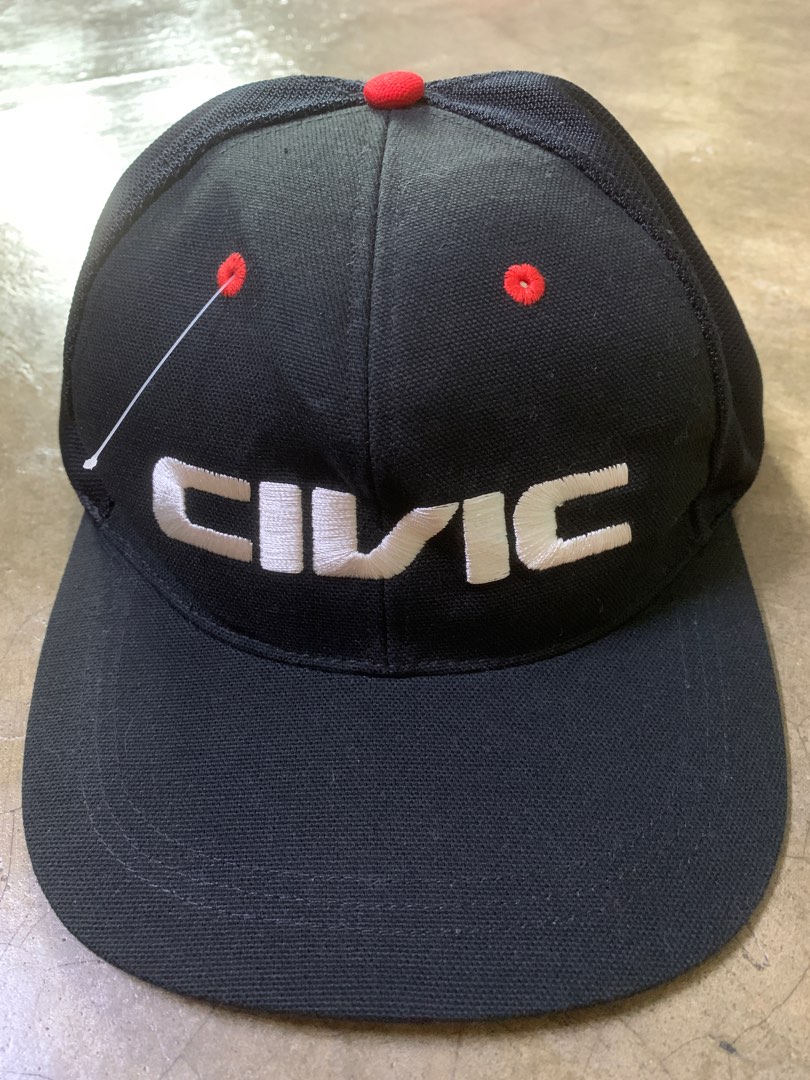honda civic topi hat cap vintage vtg og 90s Y2K fk8 fd fc fb eg ek fd2r type r vtec mugen ex5