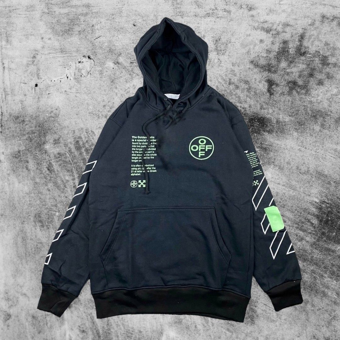 Off white hoodie golden ratio discount