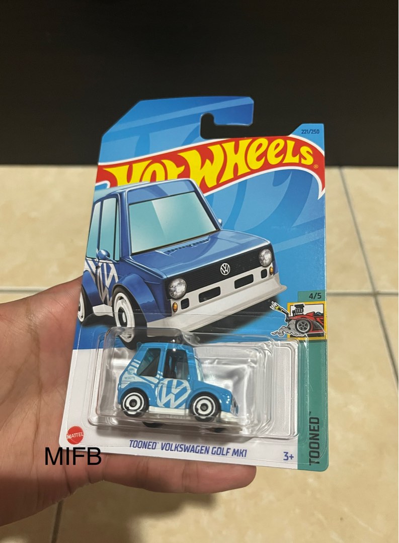 Hotwheels Volkswagen Golf MK1 Regular Treasure Hunt Hobbies