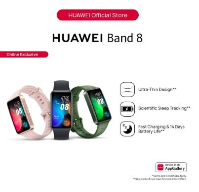 HUAWEI Band 8 Fitness Watch - Ultra Thin Smart Band design with Up to 2  Weeks Battery Life - Activity Trackers Compatible with Android & iOS with  Full Health Management & Sleep