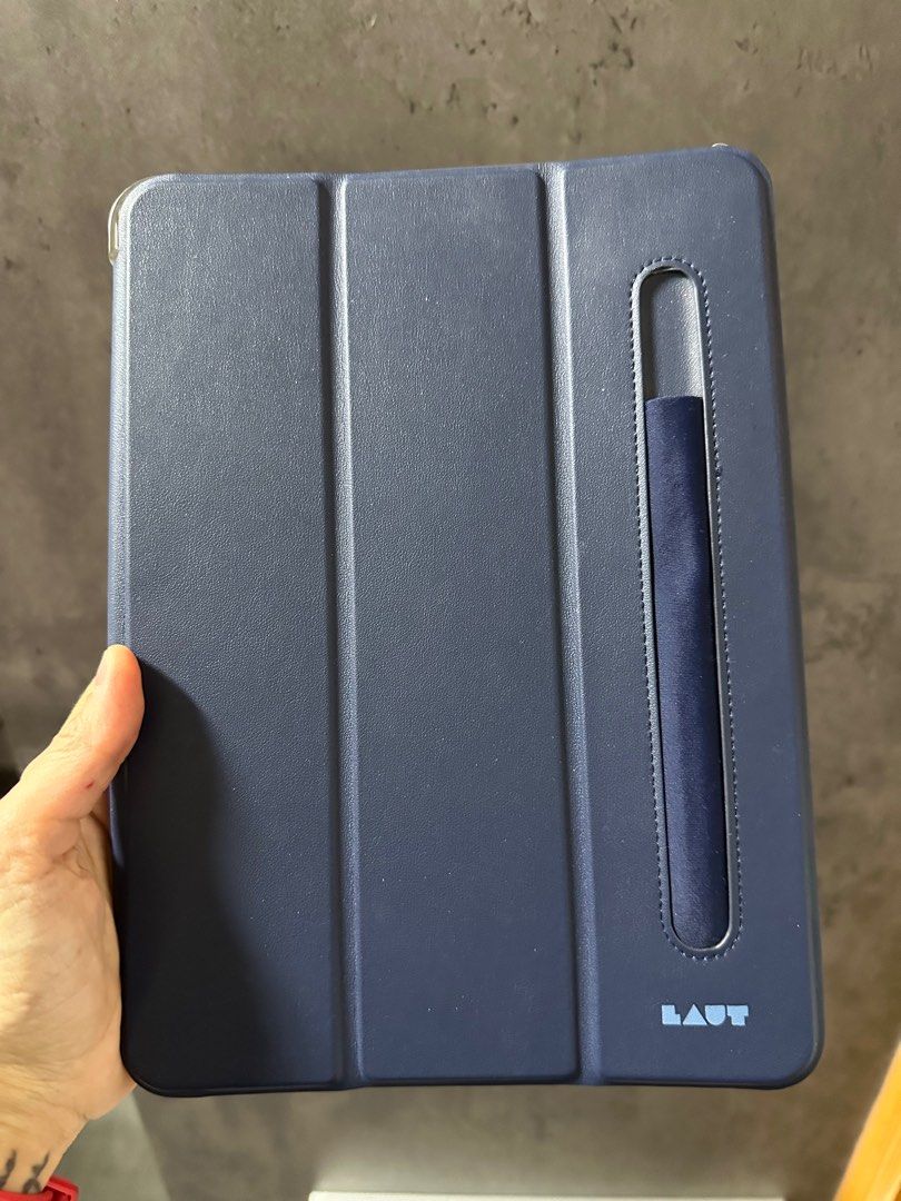 Huex Folio Case with Pencil Holder for iPad Pro 11-inch (2022/2021/2020/2018) / iPad Air 10.9-inch (2022 / 2020) iPad Pro 11 (2020) / Black