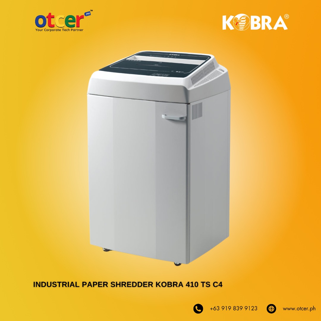 Industrial Paper Shredder KOBRA 410 TS C4, Computers & Tech, Office