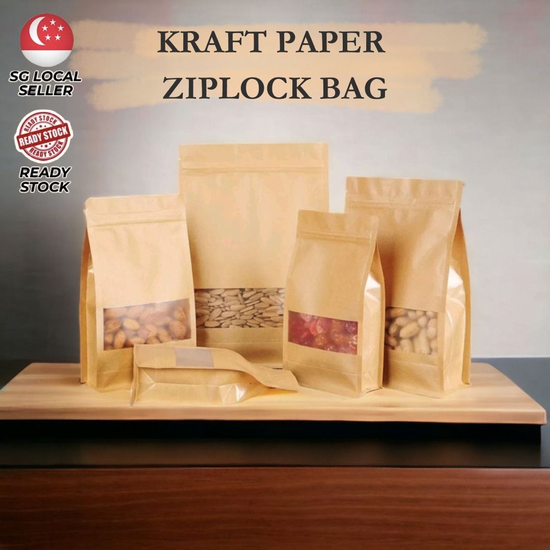 Kraft ziplock clearance