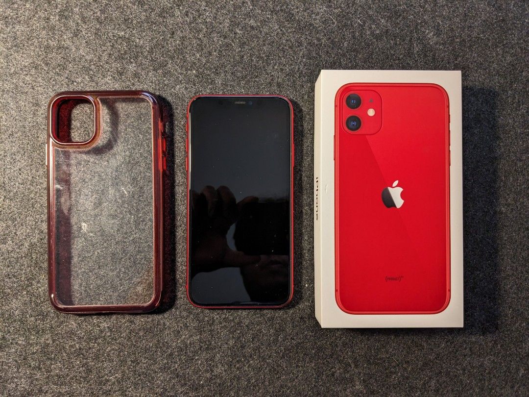 iphone 11 64gb product red 紅色, 手提電話, 手機, iPhone, iPhone 11