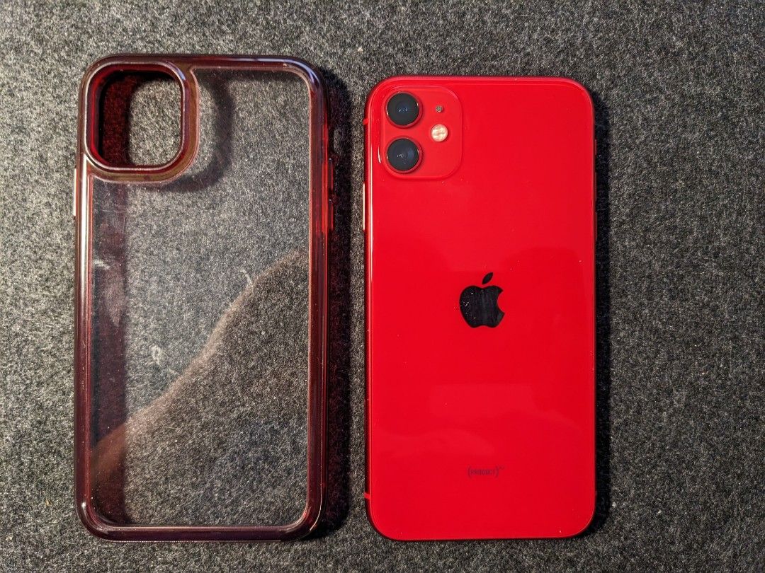 iphone 11 64gb product red 紅色, 手提電話, 手機, iPhone, iPhone 11