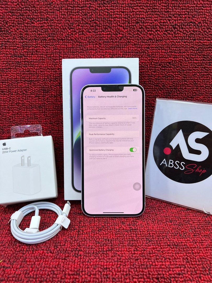 iPhone14Plus＊128GB＊バッテリー99% 俯く