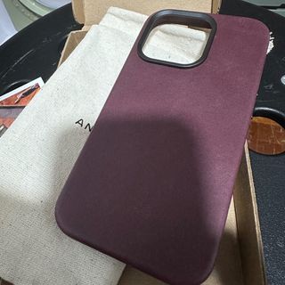 iPhone 14 Pro Andar Aspen Merlot Leather Case
