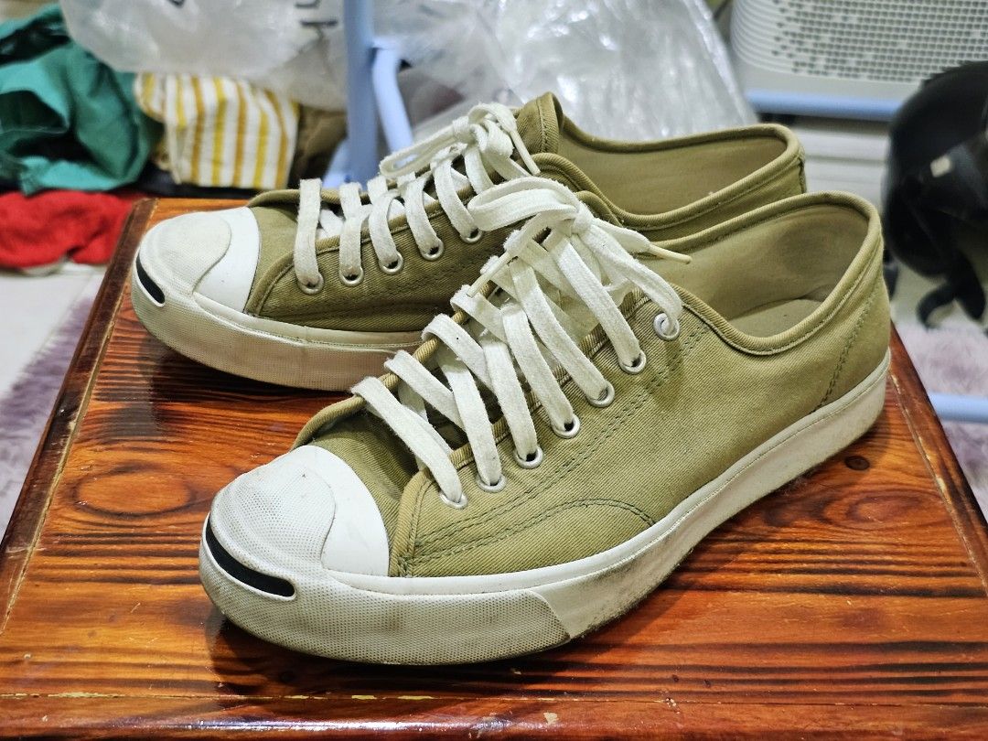 Jack Purcell Olive Green 8UK Men s Fashion Footwear Sneakers on