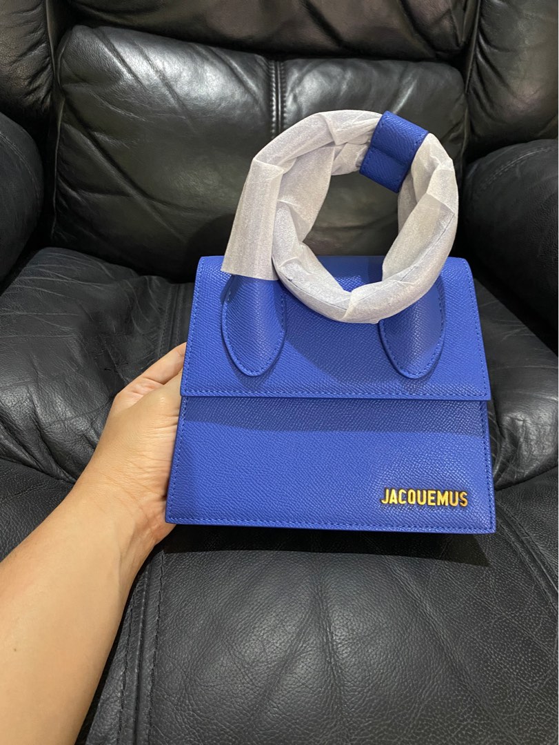 Jacquemus Sling Bag Leather Complete With Box, Fesyen Wanita, Tas