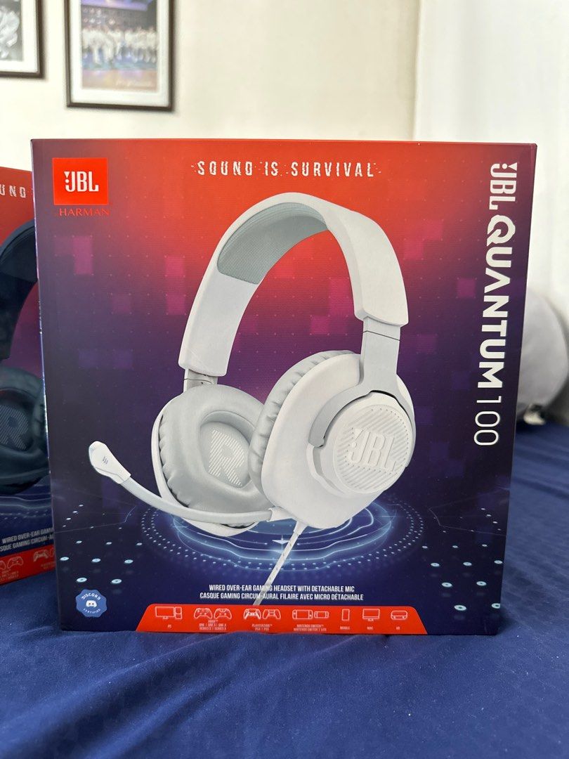 JBL Quantum 100 Wired Over-Ear Gaming Headset Price in BD