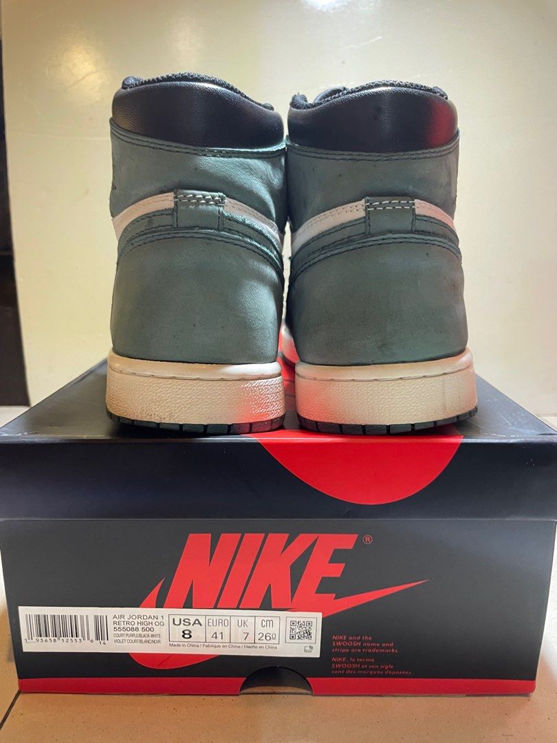 Jordan 1 deals clay green pack
