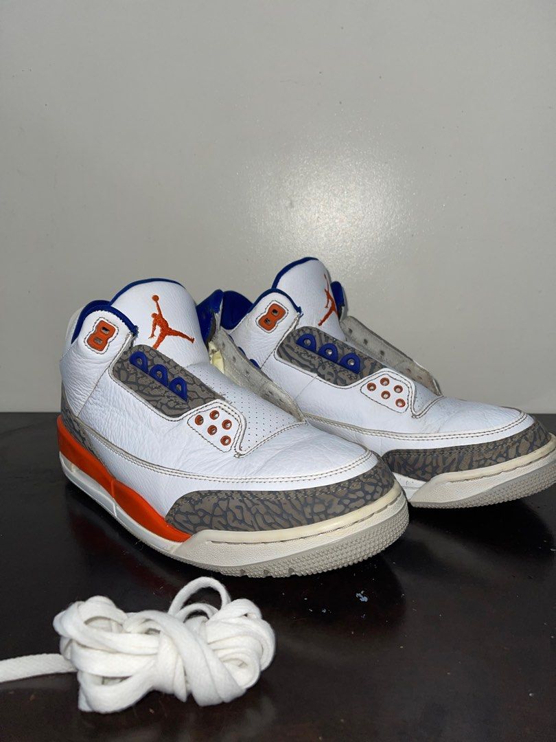 Jordan 3 NY Knicks Colorway Men s Fashion Footwear Sneakers
