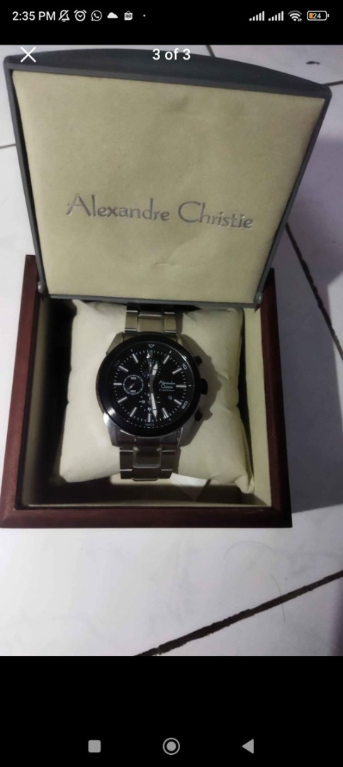 Jual cepat jam tangan alexandre christie Fesyen Pria Jam Tangan di Carousell