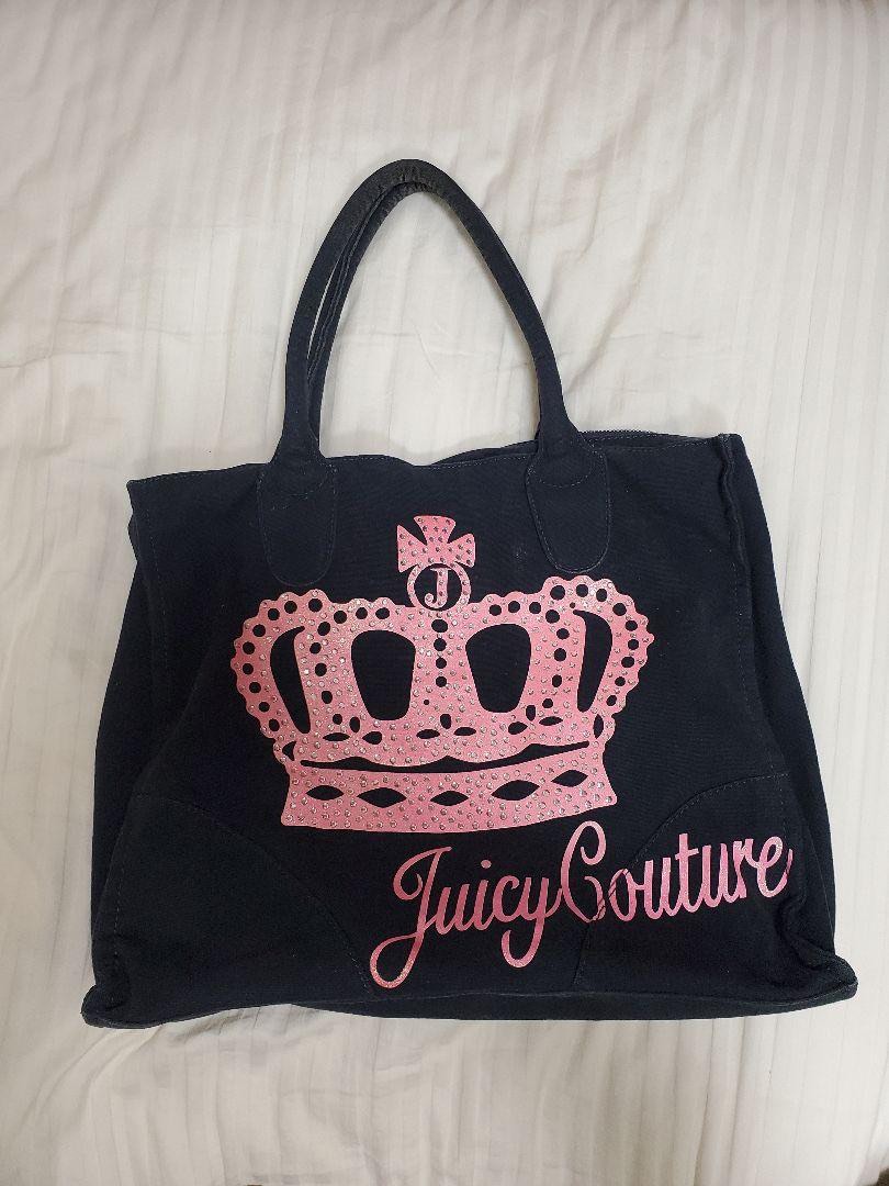 Juicy couture pink on sale tote bag