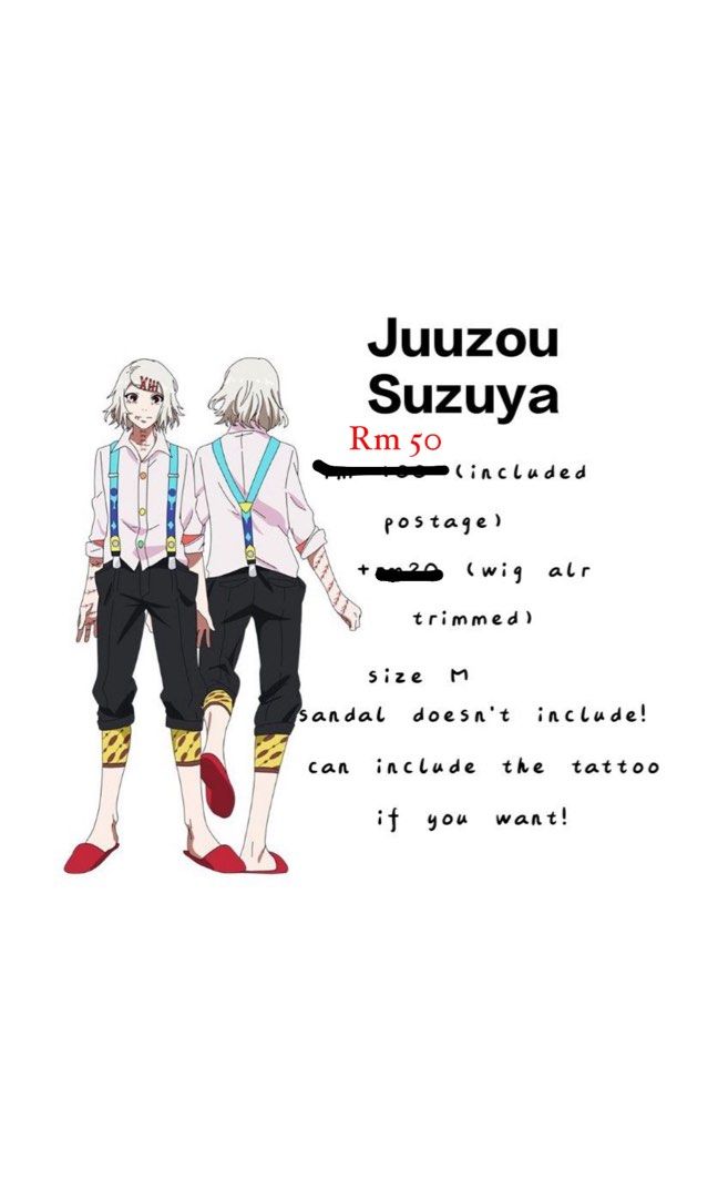 Juuzou Suzuya Anime Paint By Numbers - Canvas Paint by numbers
