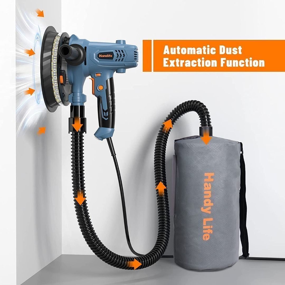 [K0166] Handife Handheld Drywall Sander 800W, 12001800RPM Electric