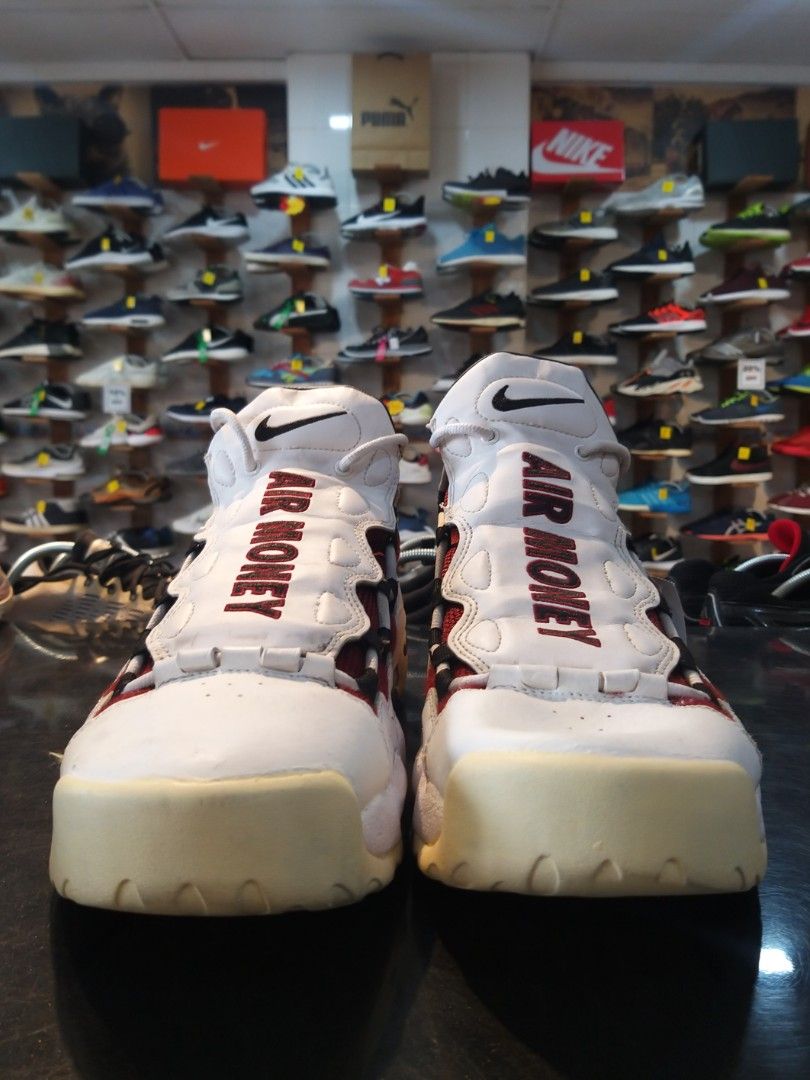Kasut Nike Air More Money Burgundy