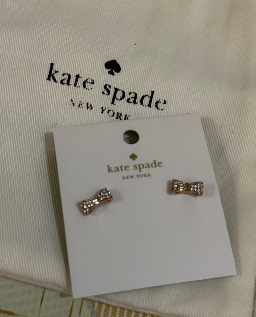Kate spade top ribbon earrings