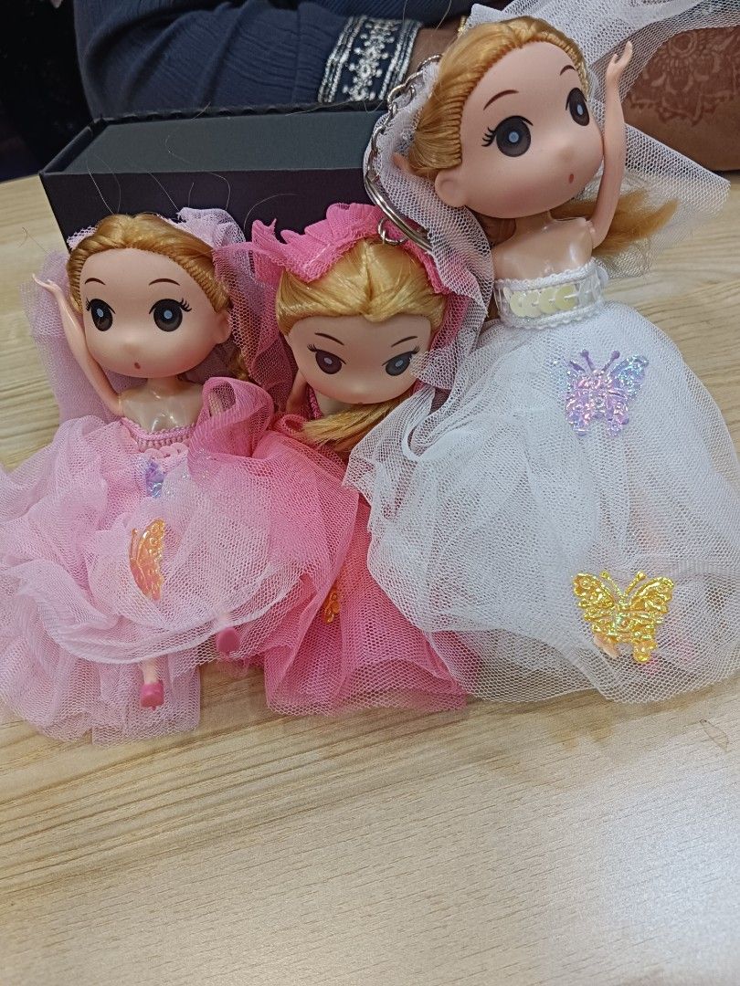 Keychain Barbie doll