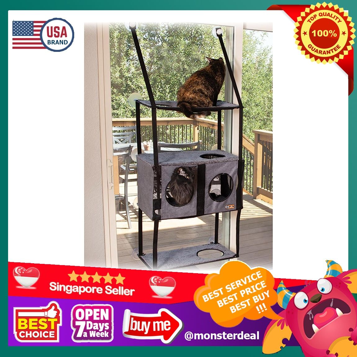 K&h pet products best sale ez mount cat penthouse