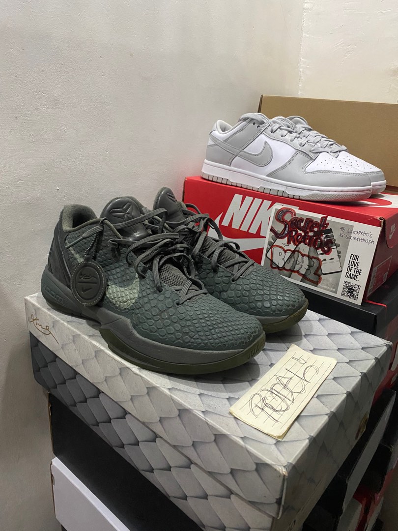 Kobe 6 Fade to Black Men s Fashion Footwear Sneakers on Carousell