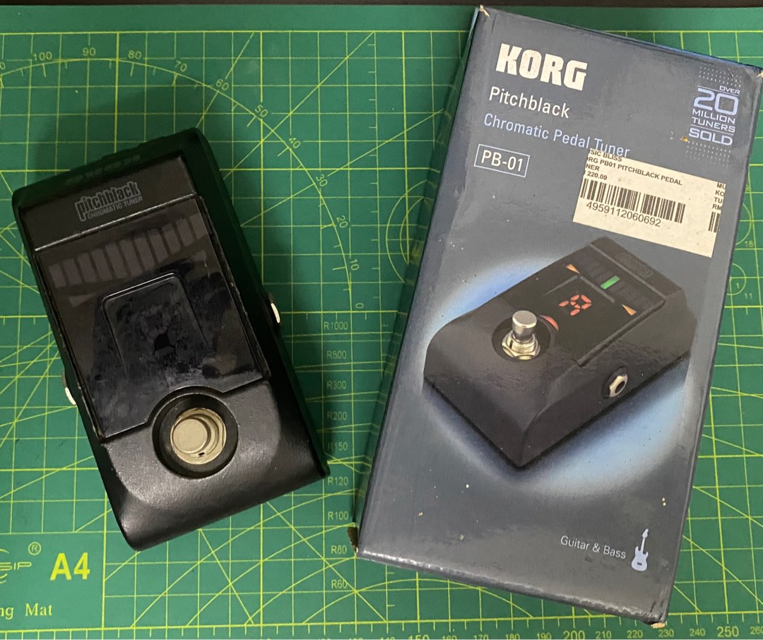 Korg Pitchblack PB-01 Tuner Pedal, Hobbies & Toys, Music & Media