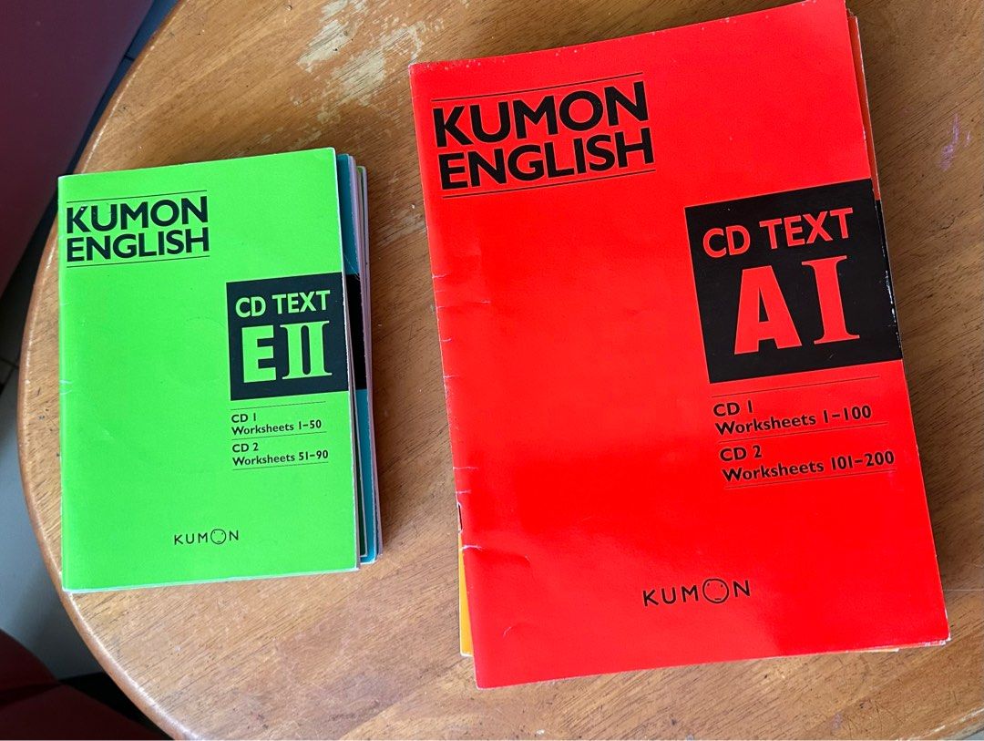 Kumon English book set and CD set, Hobbies & Toys, Books & Magazines