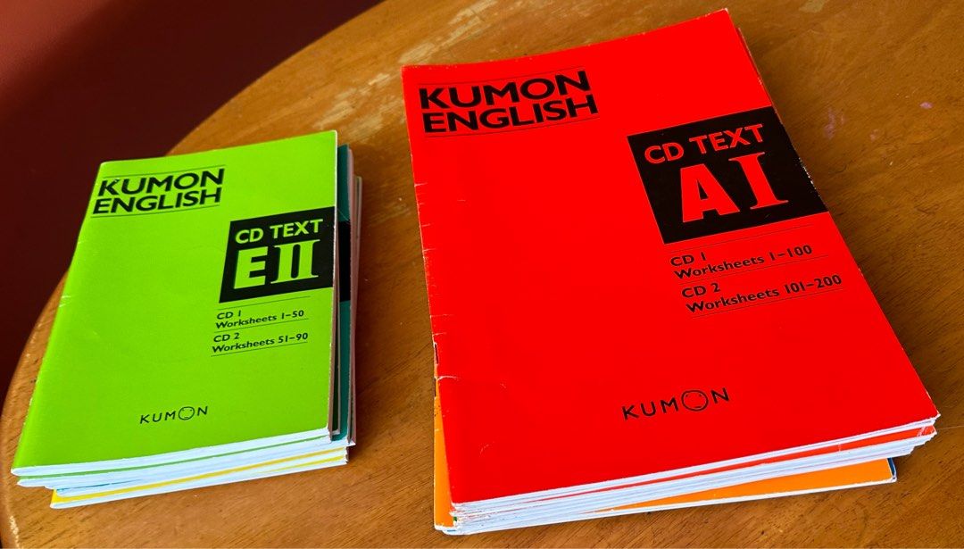 Kumon English book set and CD set, Hobbies & Toys, Books & Magazines