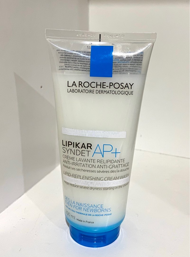 La Roche Posay Lipikar Syndet AP+ Cleanser Tube 200ml Face / Body Wash for (AllergyProne