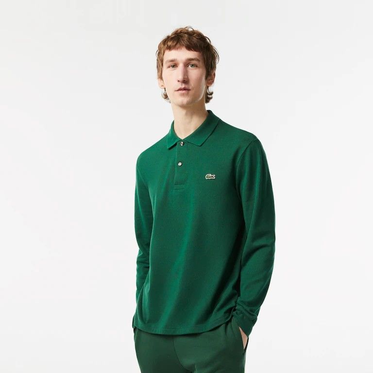 Lacoste core long sleeve polo shirt clearance
