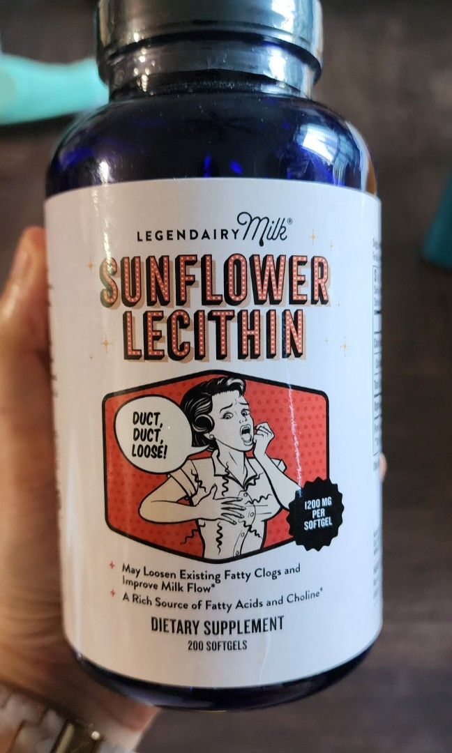 Legendairy Milk Sunflower Lecithin (200 capsules), Babies & Kids, Nursing & Feeding