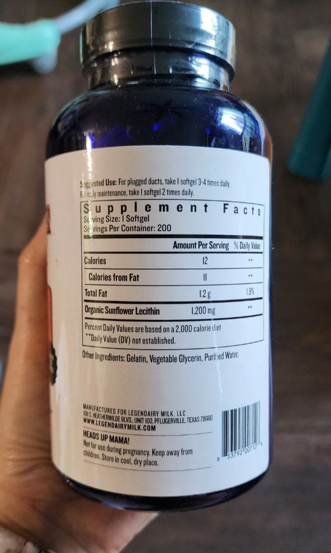 Legendairy Milk Sunflower Lecithin (200 capsules), Babies & Kids