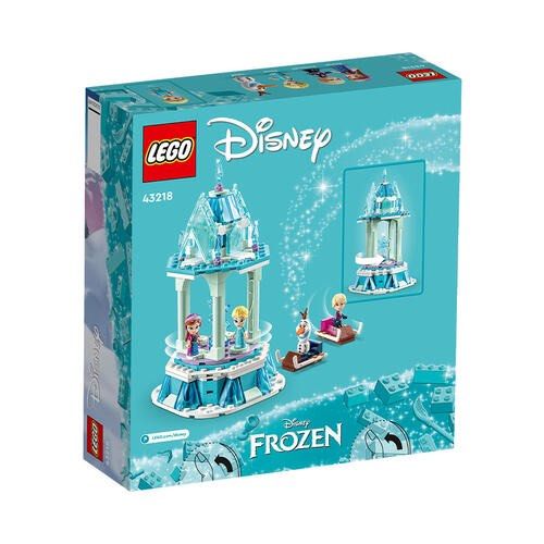 LEGO樂高 Disney Princess Anna and Elsa's Magical Carousel 43218, 興趣及遊戲 ...