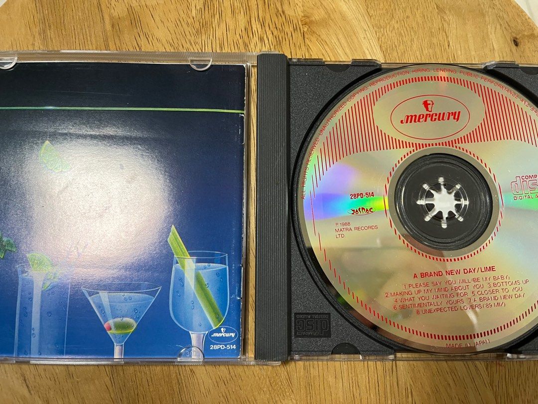 LIME A BRAND NEW DAY CD大碟 長城碼 荷東歐陸舞曲專輯 首版 日本本土版 ¥2800, 興趣及遊戲, 音樂、樂器 & 配件, 音樂與媒體 CD 及 DVD
