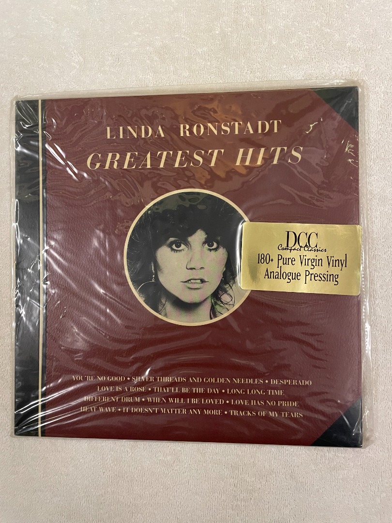 Linda Ronstadt, Greatest Hits , Brand New Vinyl LP, Limited Edition Number  1275, DCC Compact Classics - LPZ-2048 , 1997, USA