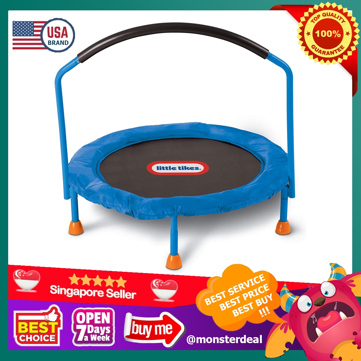 Little tikes small trampoline top