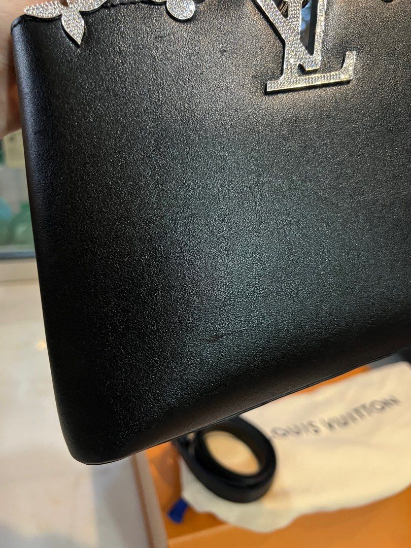 Louis Vuitton Capucines Top handle calfskin bag - Silver hardware (Limited  editon)