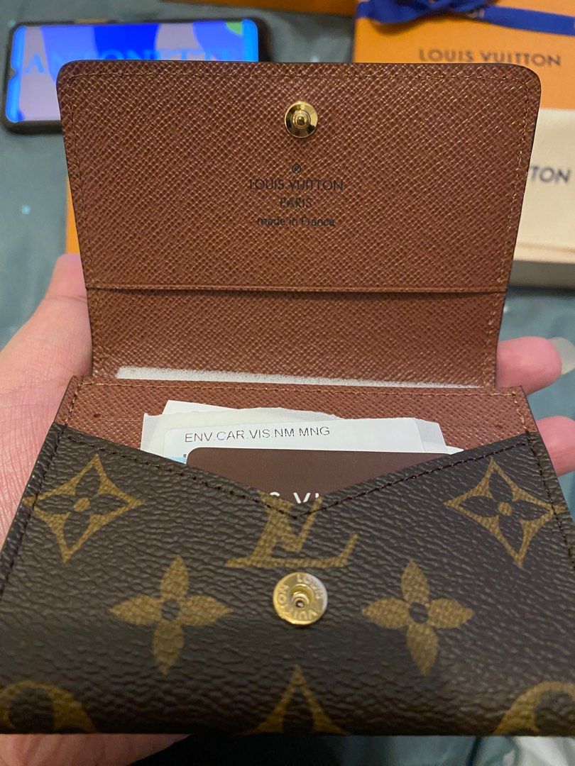 LV Enveloppe Carte De Visite Wallet, Luxury, Bags & Wallets on Carousell