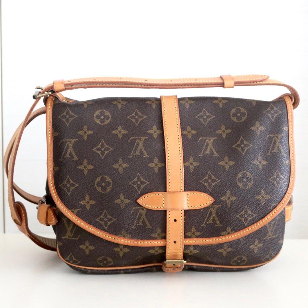 Louis Vuitton Saumur 30 Monogram Canvas, Luxury, Bags & Wallets on Carousell