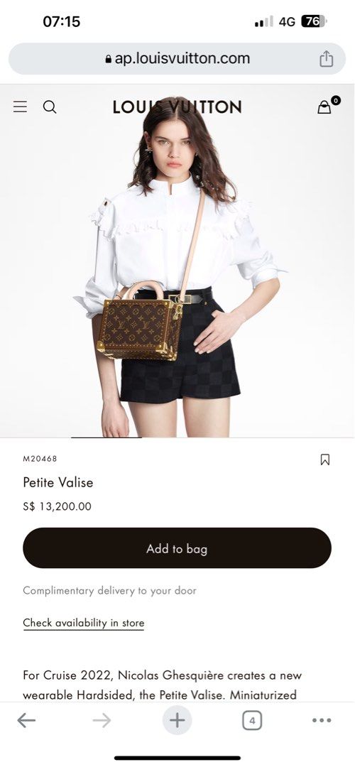 Valise Souple Louis Vuitton Bag